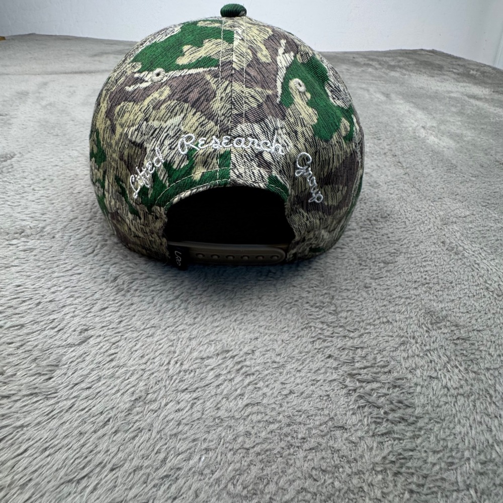 LRG Snapback Hat Mens OSFM Green Camo Excellent Textured Flat Brim Streetwear - Picture 6 of 9